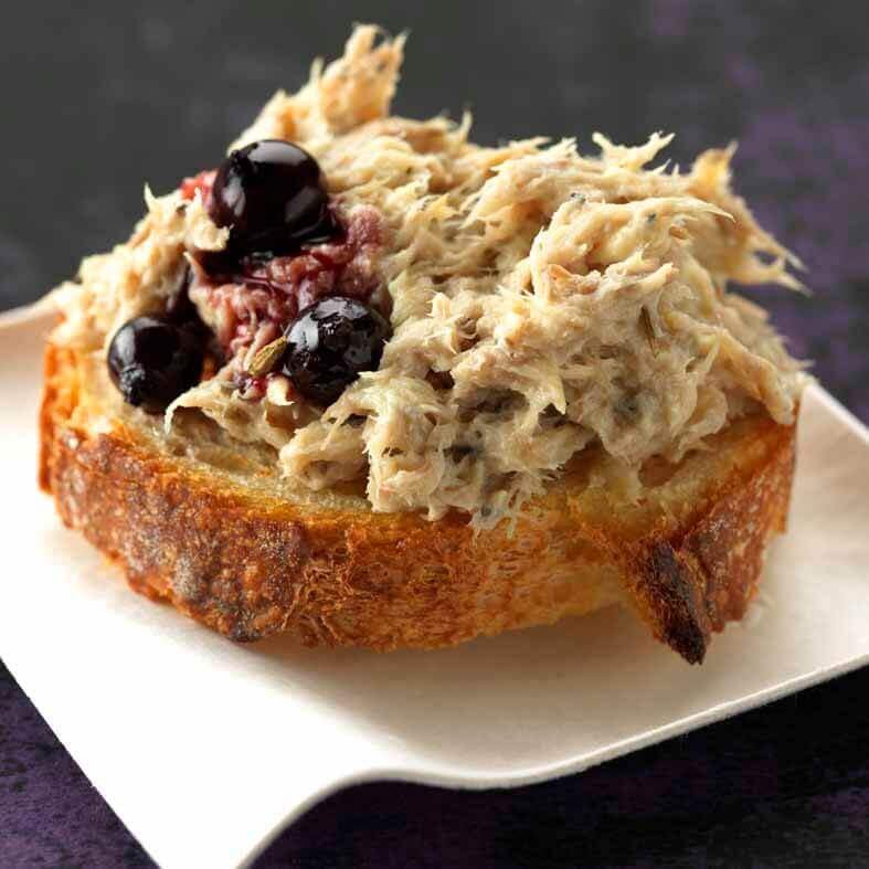 Rillettes de maquereaux aux Cassis Peureux®