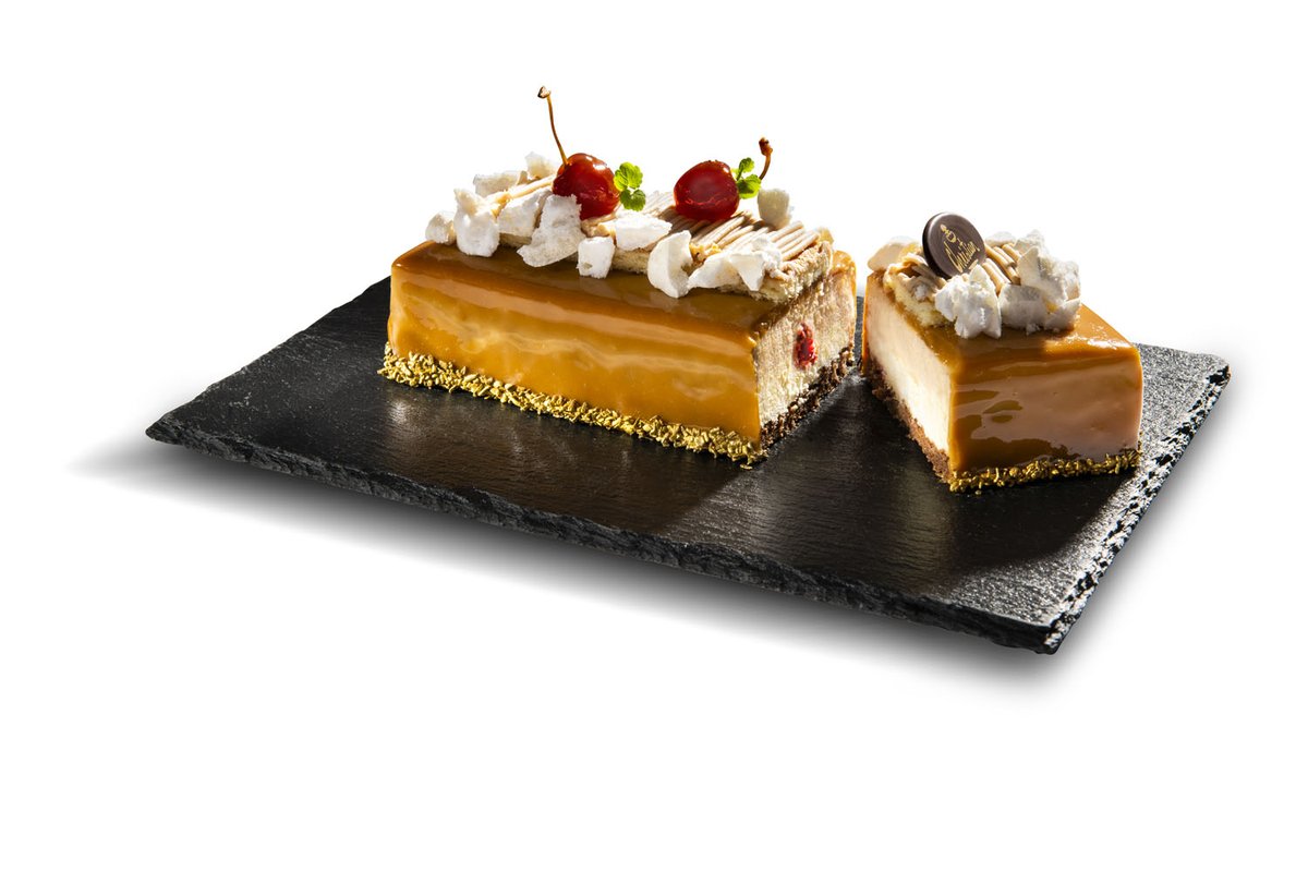 Entremet vanille, marron et Griottines®